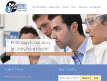 Tablet Screenshot of pathologylab.org